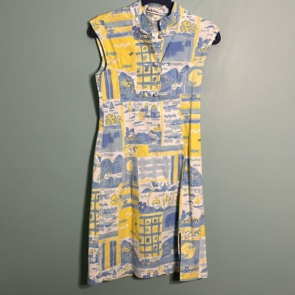 Pamela Ferrari Firenze Duquette Asian Style Vintage Dress - Picture 1 of 7